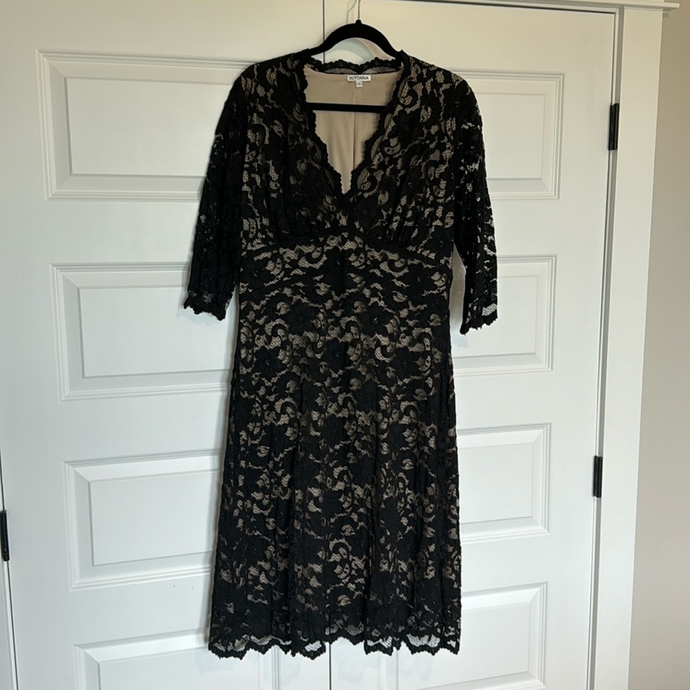 Kiyonna 1X Mademoiselle Lace Cocktail dress